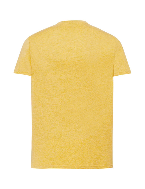 JHK Koszulka męska TSRA 150 REGULAR T-SHIRT MUH - Mustard Heather