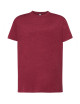 JHK Herren-T-Shirt TSRA 150 REGULAR T-SHIRT BUH - Burgunderrot meliert