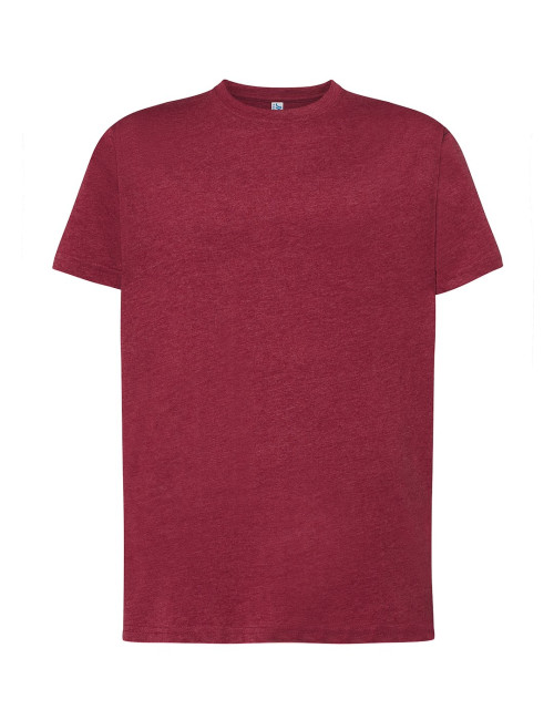 JHK Herren-T-Shirt TSRA 150 REGULAR T-SHIRT BUH - Burgunderrot meliert