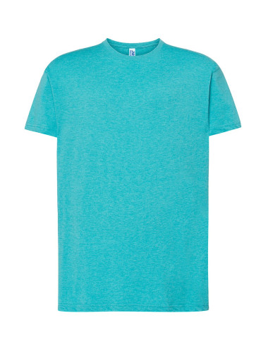 JHK Koszulka męska TSRA 150 REGULAR T-SHIRT TUH - Turquoise Heather