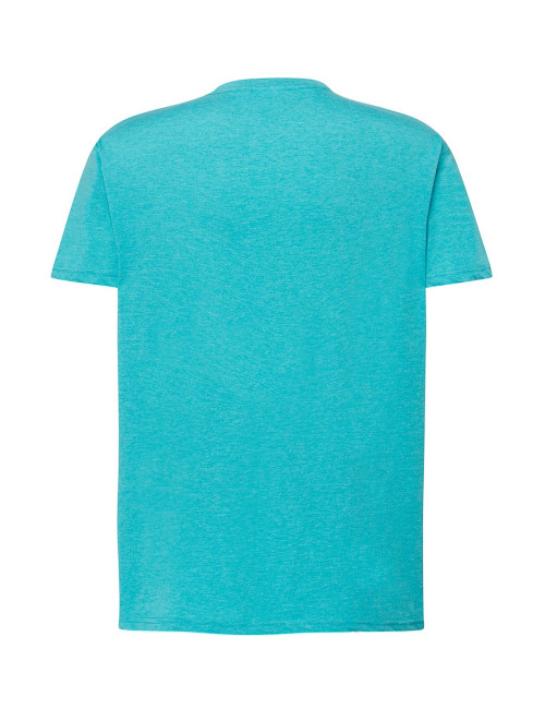 JHK Koszulka męska TSRA 150 REGULAR T-SHIRT TUH - Turquoise Heather