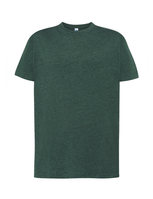 JHK Koszulka męska TSRA 150 REGULAR T-SHIRT BGH - Burgundy Heather