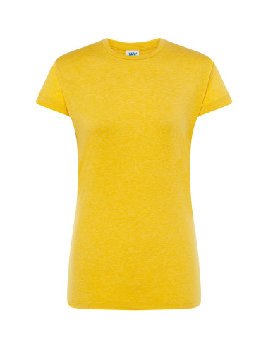 JHK Women`s T-shirt TSRL CMF LADY COMFORT MUH - Mustard Heather