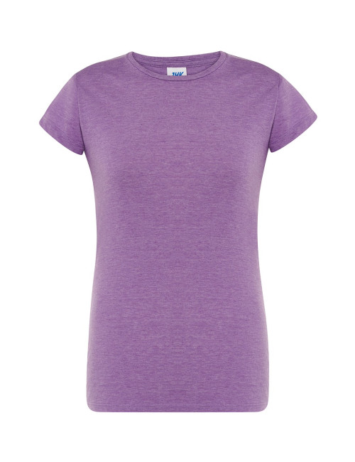 JHK Damen-T-Shirt TSRL CMF LADY COMFORT LVH – Lavendelmeliert