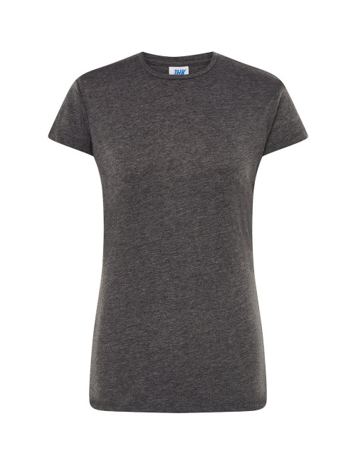JHK Koszulka damska TSRL CMF LADY COMFORT CHCH - Charcoal Heather