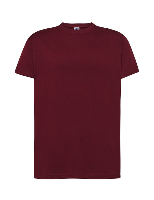 JHK Koszulka męska TSRA 170 REGULAR HIT T-SHIRT CA - Cardinal