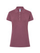 JHK Damen-Polohemd POPL 200 DP – Staubiges Lila