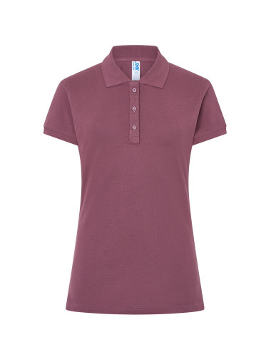JHK Damen-Polohemd POPL 200 DP – Staubiges Lila