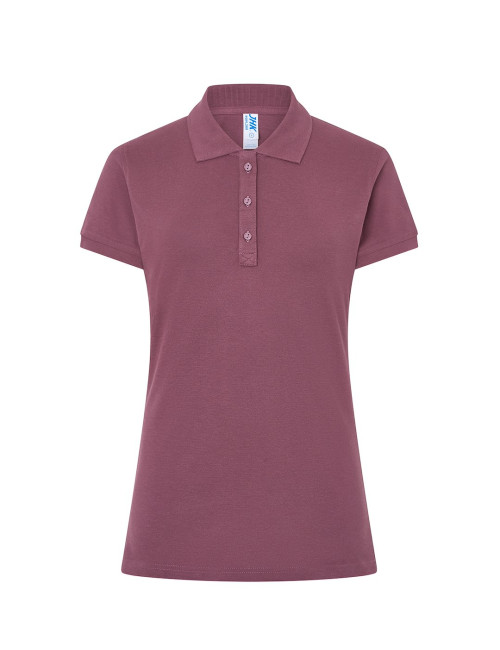 JHK Damen-Polohemd POPL 200 DP – Staubiges Lila