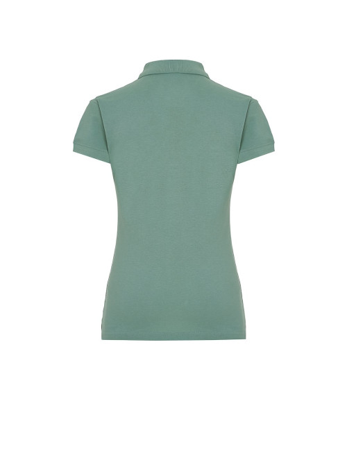 JHK Damen-Poloshirts POPL 200 MO - MOOSGRÜN