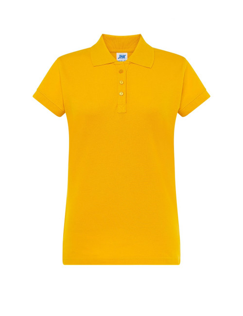 JHK Damen-Poloshirts POPL 200 MU - Senfgelb