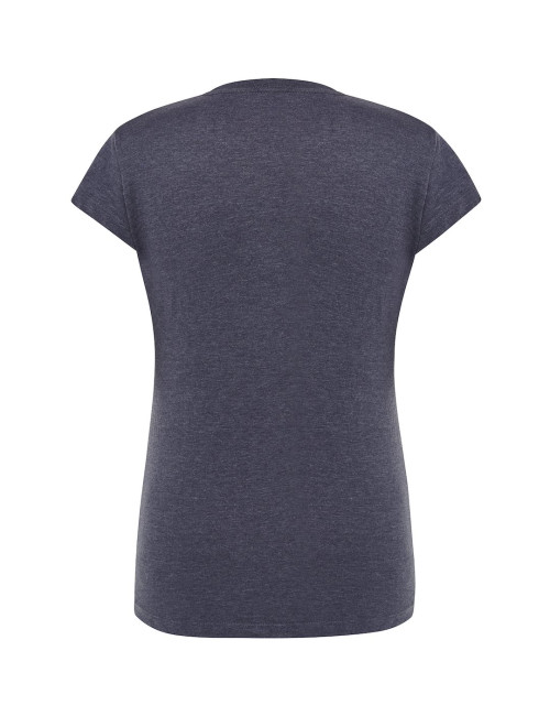 JHK Damen-T-Shirt TSRL CMF LADY COMFORT DNH - Denim Heather