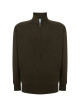 JHK Herren-Sweatshirt mit durchgehendem Reißverschluss KH - Khaki