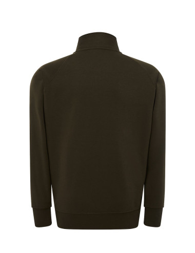 JHK Men`s Full Zip Sweatshirts KH - Khaki