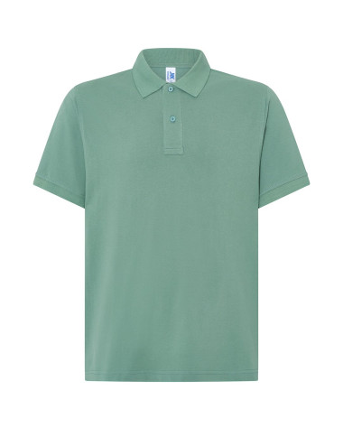 JHK Koszulki polo Męskie POLO PORA 210 JH MO - MOSS GREEN