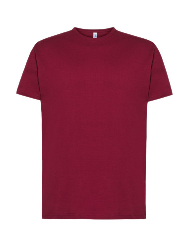 JHK Herren TSR 160 REGULAR COMBED BU T-Shirt - Burgunderrot