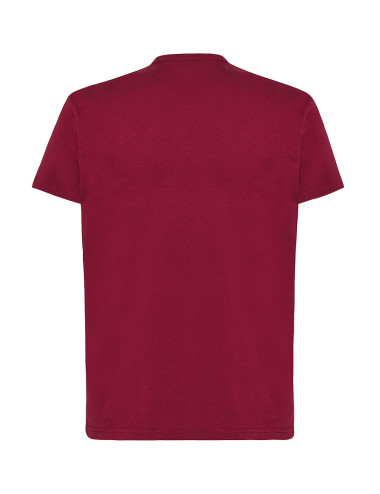 JHK Men`s TSR 160 REGULAR COMBED BU T-Shirt - Burgundy