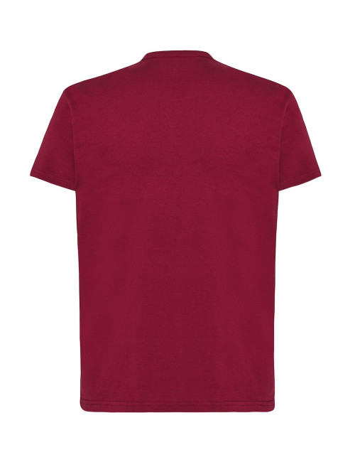 JHK Herren TSR 160 REGULAR COMBED BU T-Shirt - Burgunderrot