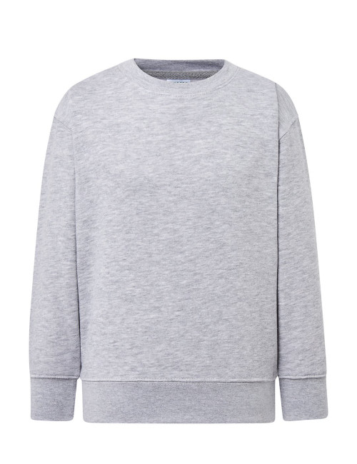 JHK Bluza Dresowa Dziecięce SWRK 290 KID SWEATSHIRT AS - Ash Melange