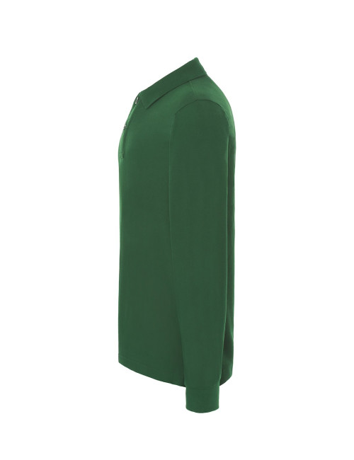 JHK Men`s Polo Shirts POLO PORA 210 LS BG - Bottle Green