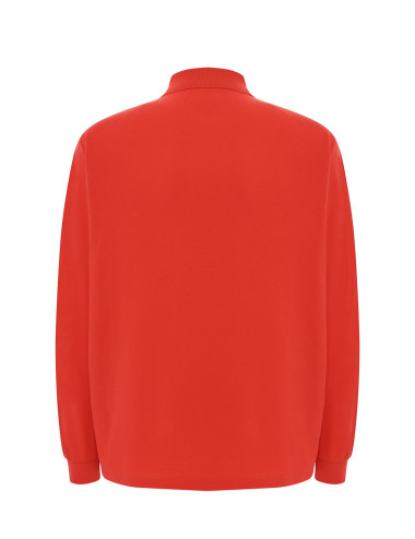 JHK Men`s Polo Shirts POLO PORA 210 LS WR - Warm Red