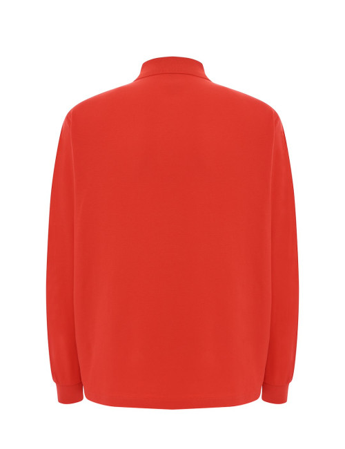 JHK Men`s Polo Shirts POLO PORA 210 LS WR - Warm Red