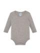 JHK TSRB BABY BODY LS GM Kinder-T-Shirt - Grau meliert