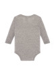 JHK TSRB BABY BODY LS GM Kinder-T-Shirt - Grau meliert