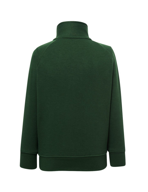 JHK KID FULL ZIP BG Kinder-Sweatshirt – Flaschengrün