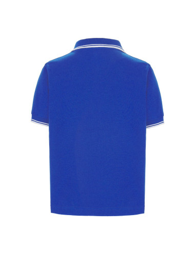 JHK Children`s Polo Shirts PKID 210 RBWH - Royal Blue/White
