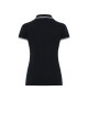 JHK Damen-Poloshirts POPL 200 BKWH - Schwarz/Weiß