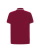 JHK Kinder-Poloshirts PKID 210 BU/WH – Burgunderrot/Weiß