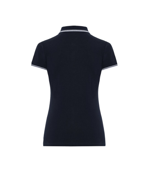 JHK Women`s Polo Shirts POPL 200 NYWH - Navy/White