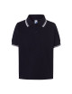 JHK Kinder-Poloshirts PKID 210 NYWH – Marineblau/Weiß
