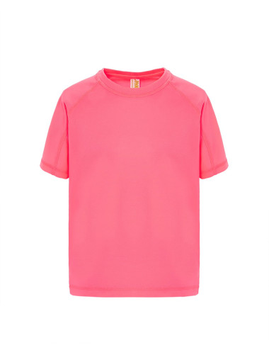 JHK Children`s T-shirt JHK TSRK 190 PREMIUM KID FUF - Fucsia Fluor