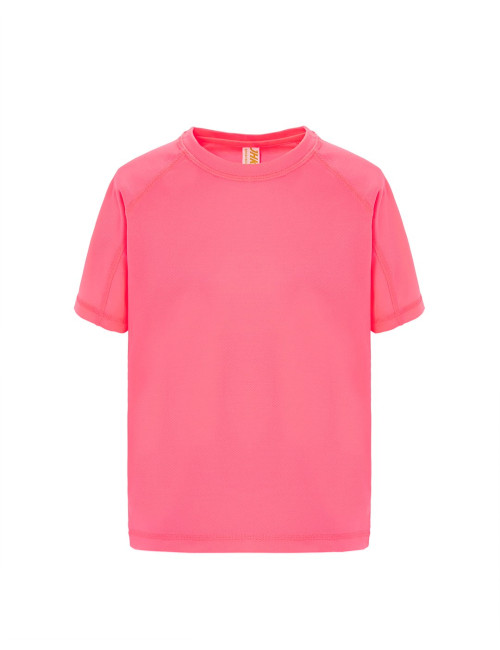 JHK Children`s T-shirt JHK TSRK 190 PREMIUM KID FUF - Fucsia Fluor