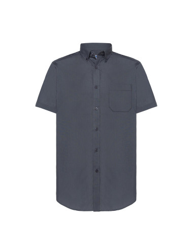 JHK Herrenhemd SHA POP SS GY - Grau