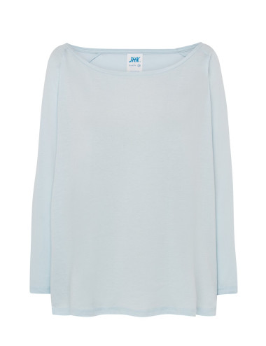 JHK Women's T-shirt TSUL MLDV MALADIVAS SKN - Sky Blue Neon
