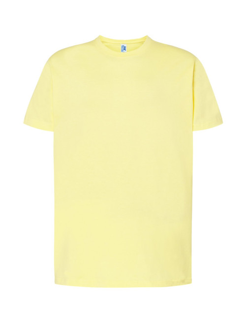 JHK Men's T-Shirt TSRA 190 PREMIUM LY - Light Yellow