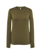 JHK Damen-T-Shirt JHK TSRL CMF LS KH - Khaki