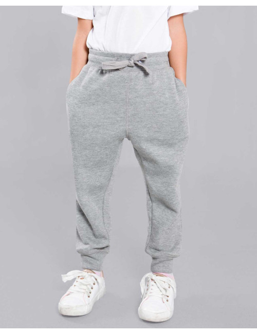 JHK Kinder-Sweatpants SWEATS PANTS KID Grey Melange