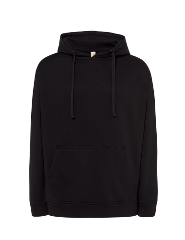 Bluza dresowa męska JHK KANGAROO 320 SWEATSHIRT czarna - P&M
