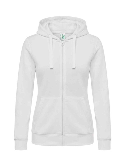 JHK Women's Sweatshirt SWULHOOD 240 WH White