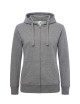 JHK Women's Sweatshirt JHK SWULHOOD 240 GM - Grey Melange