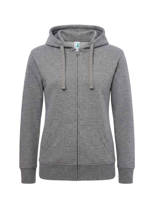 JHK Women's Sweatshirt JHK SWULHOOD 240 GM - Grey Melange