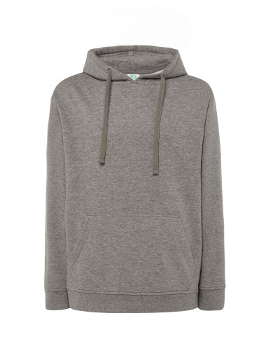 JHK Men's KANGAROO 320 SWEATSHIRT GM - Grey Melange