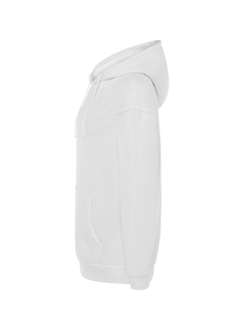 JHK Bluza dresowa męska KANGAROO 320 SWEATSHIRT WH White