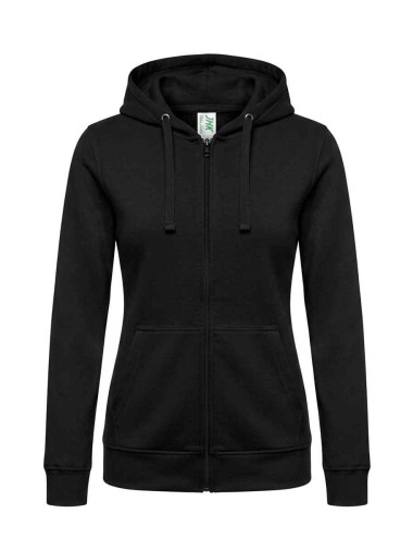 JHK Damen-Sweatshirt JHK SWULHOOD 240 BK - Schwarz
