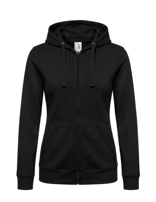 JHK Damen-Sweatshirt JHK SWULHOOD 240 BK - Schwarz