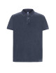 JHK Koszulka polo męska POLO PORA 210DBW - Dark Blue Wash